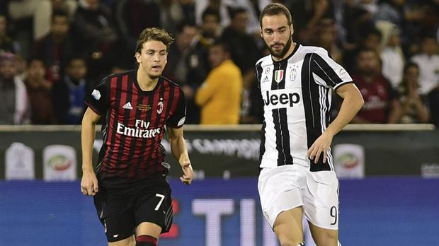 Milan conquistó la Supercopa de Italia al imponerse en los penales tras un error de Paulo Dyabla