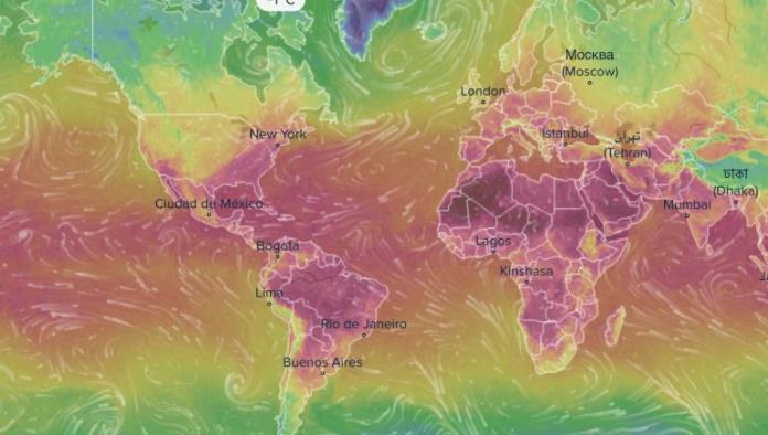VentuSky, un mapa del clima en tiempo real