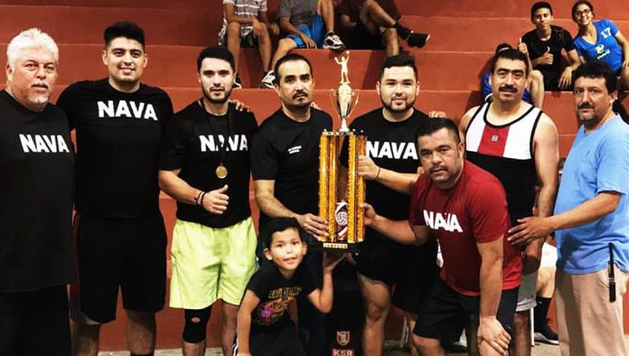 La selección de Nava campeón del voleibol