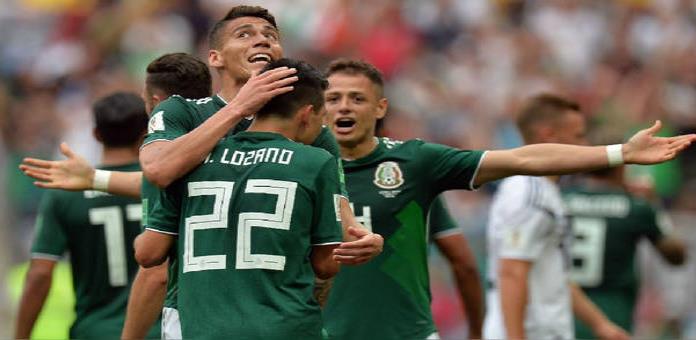 México dio la primera sorpresa en Rusia 2018 al vencer por 1-0 a Alemania