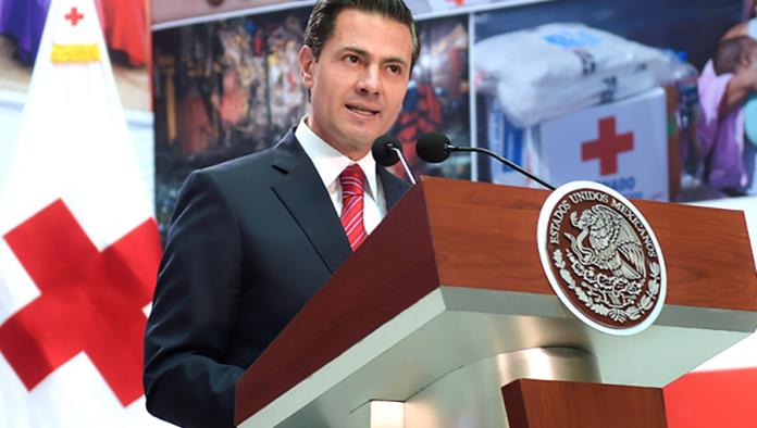 Peña Nieto resalta labor altruista y solidaria de la Cruz Roja
