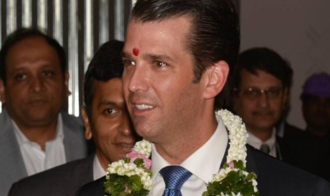 Velada con Trump Jr. en India cuesta 39 mil dólares