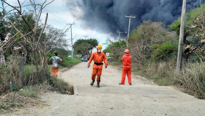 Se incendia planta de residuos tóxicos en Tamaulipas