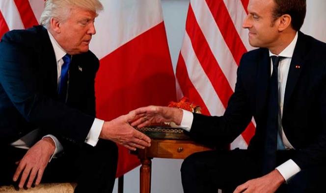 Aconseja Macron a Trump no hacer una guerra contra todos