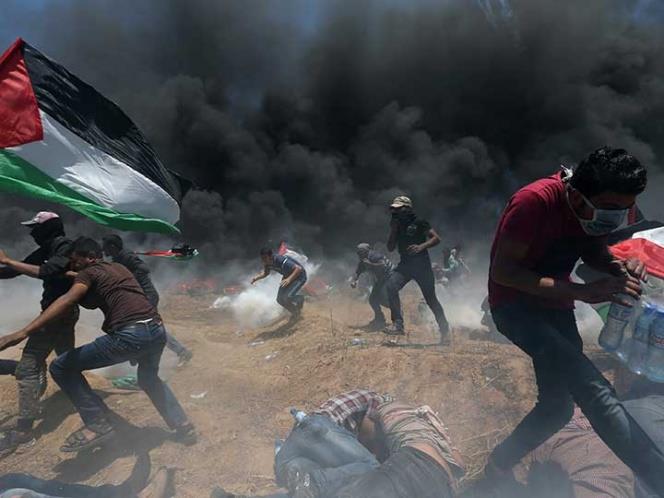 Arde Gaza por embajada de EU en Jerusalén; Trump ve gran día
