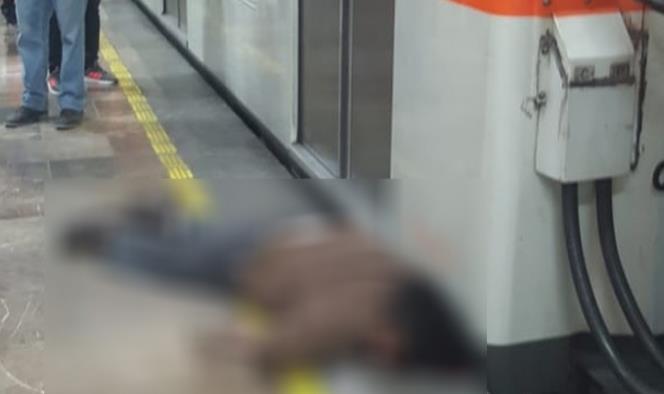 Muere hombre por asomarse para ver si venía el Metro