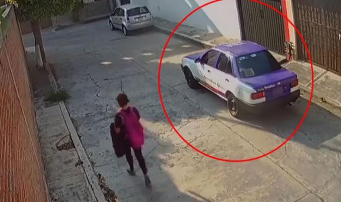 Taxista cobarde y ratero, así asalta a mujer en Morelos