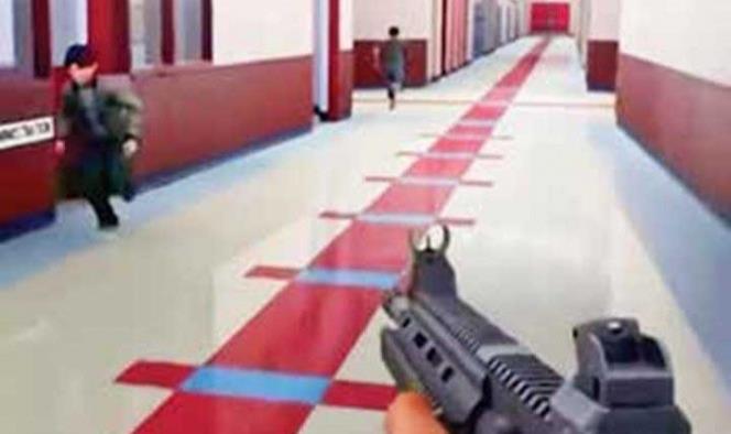 Repudian videojuego que simula tiroteo en escuela