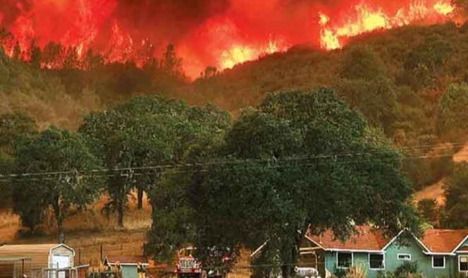 Mexicanos, al rescate en incendios en California