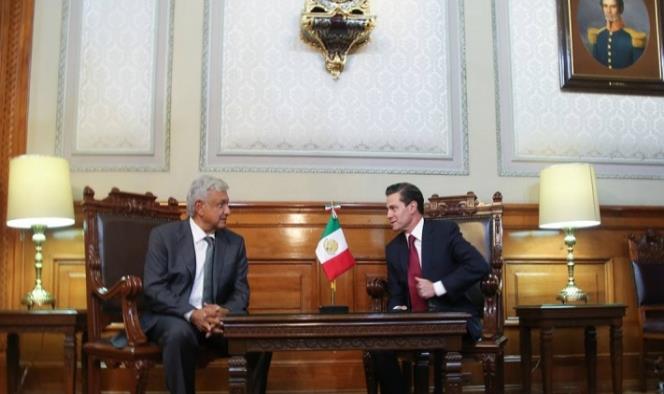 Se reúnen Peña Nieto y López Obrador