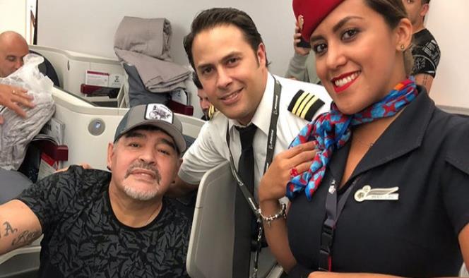 Maradona ya está en México