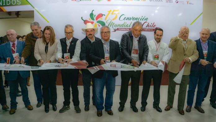 Inició en Torreón la convención mundial del chile