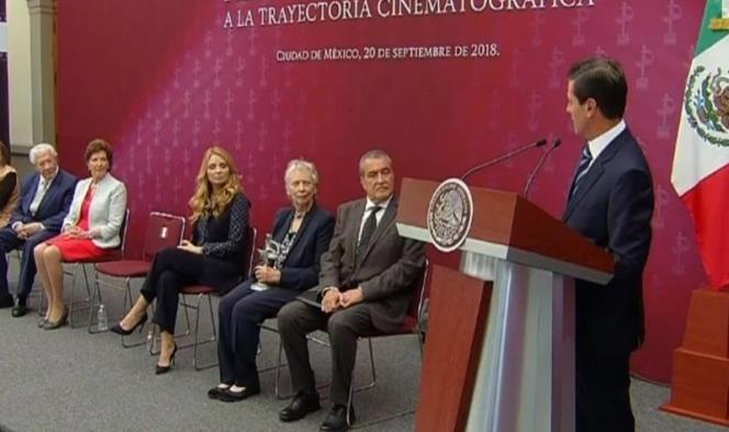 Como el país, el cine mexicano resurge con calidad internacional: Peña