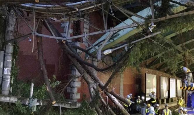 Más de 120 heridos y 4 muertos en Japón por tifón Trami