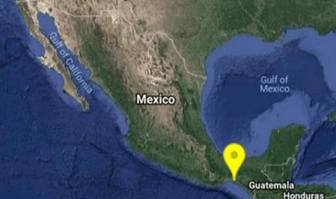 Se registra sismo en Chiapas de magnitud preliminar 5.7