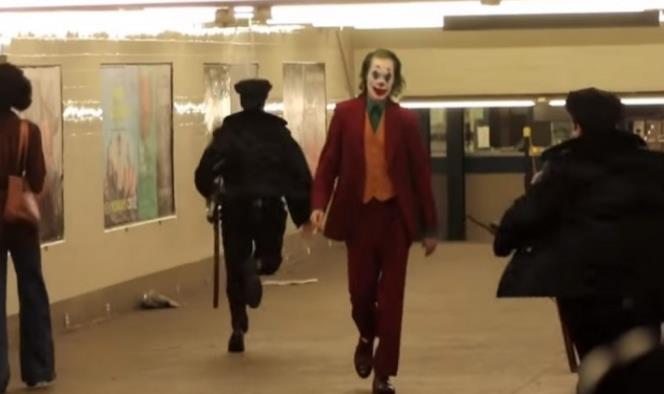 El Joker se pasea por el Metro de Nueva York