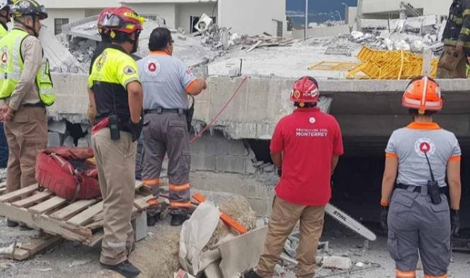 Se registra derrumbe en Monterrey; al menos 5 personas murieron