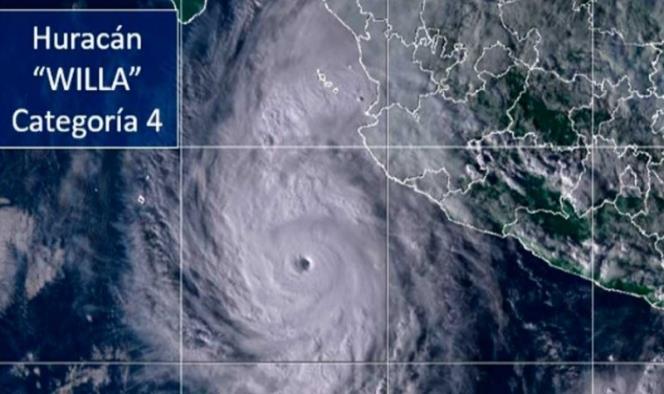 En alerta Sinaloa por el paso del huracán ‘Willa’