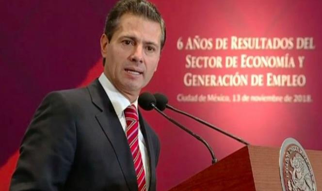 Cerramos sexenio con cifra histórica de 4 millones de empleos: Peña Nieto