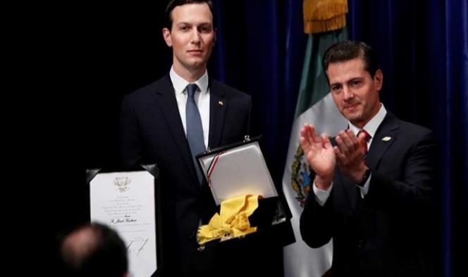 Peña Nieto entrega Orden del Águila Azteca a Jared Kushner