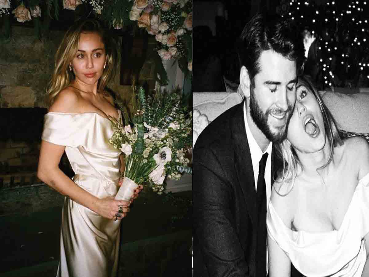 Miley Cyrus presume fotos de su boda con Liam Hemsworth