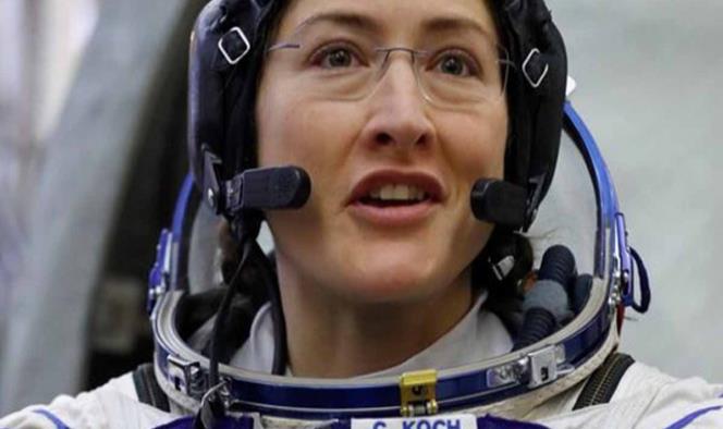 Astronauta fijará récord para una mujer en el espacio