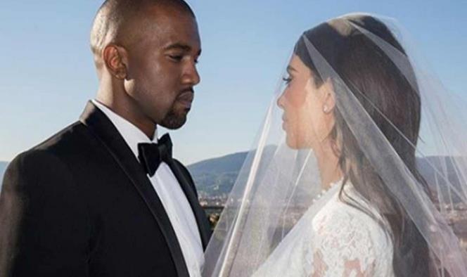 Kim Kardashian sube fotos inéditas de su boda; ¡luce guapísima!
