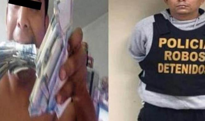 Ladrón presume en Facebook dinero robado y lo arrestan