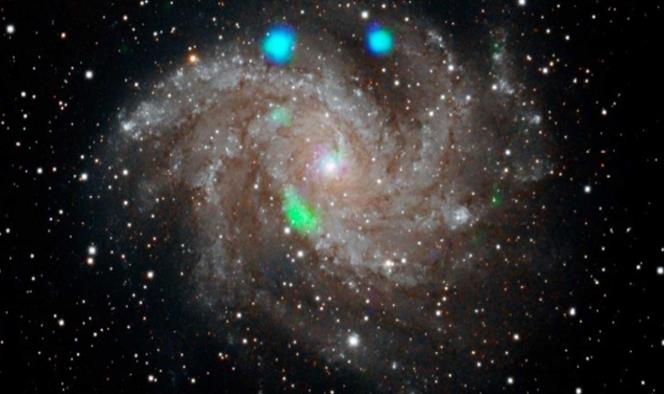 NASA descubre misteriosas luces en la galaxia Fireworks
