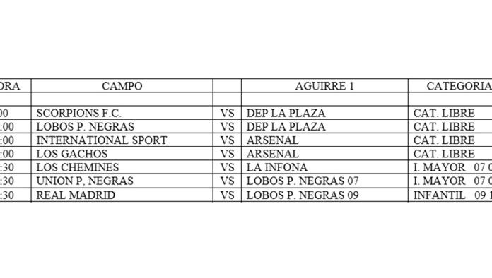 Jornada 11 del futbol 7