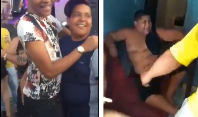 Padre homofóbico azota a su hijo por bailar con un gay