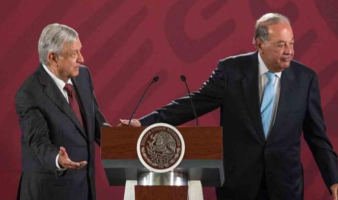 López Obrador agradece a Slim planes de inversión en México