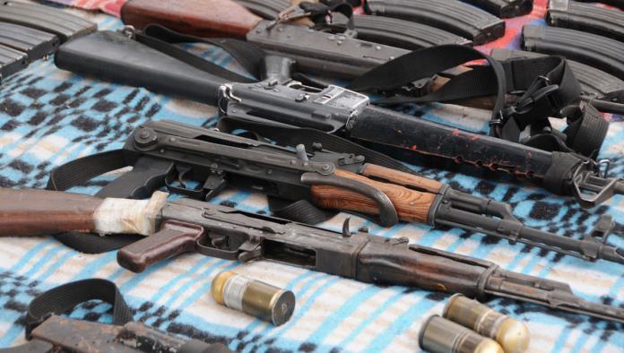 Llegan a México al año 213 mil armas; contrabando ilegal desde EU