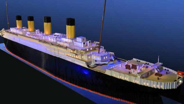 Es autista, tiene 10 años y creó la réplica del Titanic más grande del mundo