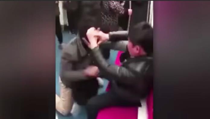 VIDEO: Brutal pelea en el metro de China