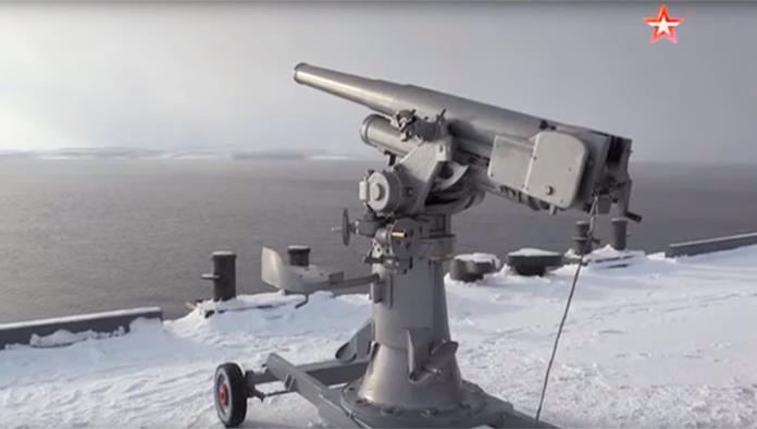 VIDEO: La Flota del Norte prueba el primer cañón antiaéreo de Rusia, fabricado en 1927
