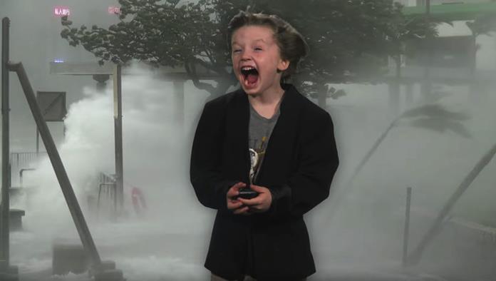 VIDEO: Un niño graba un pronóstico del tiempo y lo invitan a la televisión
