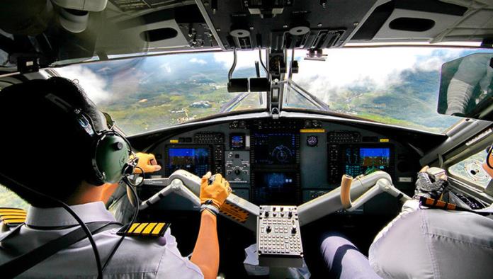 Los pilotos se divierten con Snapchat en pleno vuelo