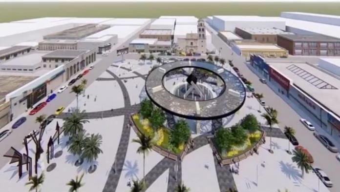 Eliminan diseño de Plaza Principal de Monclova; presentarán uno nuevo con más áreas verdes
