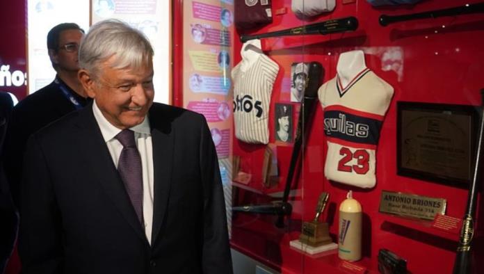 AMLO inaugura el Salón de la Fama del Beisbol