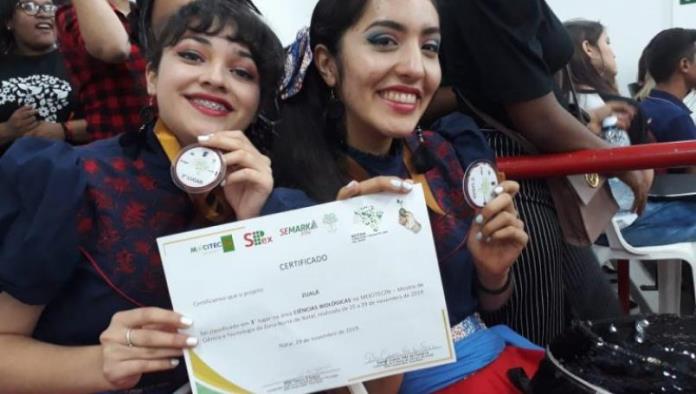 Alumnas de Michoacán triunfan en Brasil con proyecto de chocolate vegano y para diabéticos