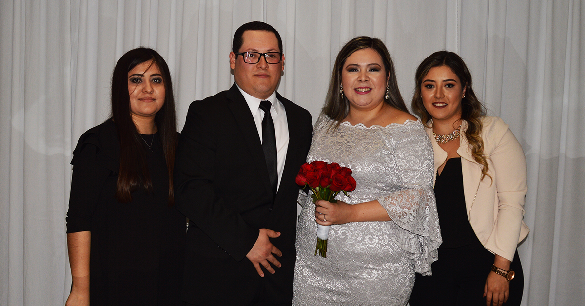 Carolina y Ricardo enlazan sus vidas en matrimonio civil