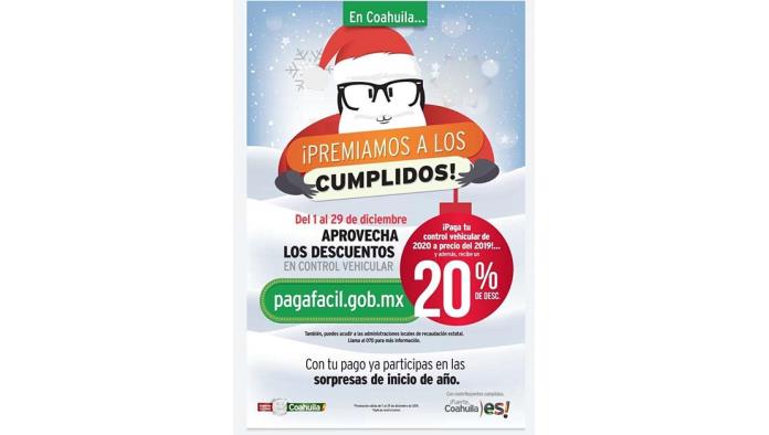 Premia Coahuila a los cumplidos