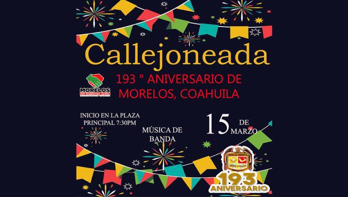 Hoy inician festejos de aniversario de Morelos