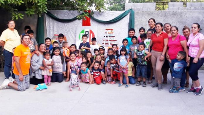 Festeja PRI Morelos a Niños