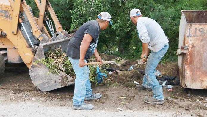 Verifica Sergio Zenón trabajos de limpieza