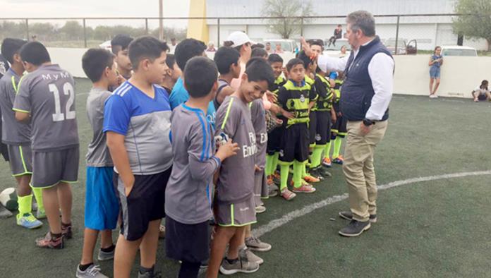 Arranca Liga de Futbol Estudiantil en Allende