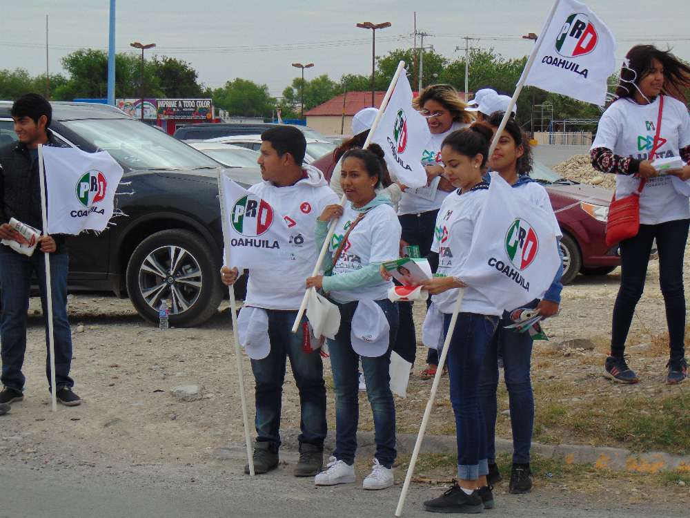 Apoyan a candidatos del PRI en Sabinas