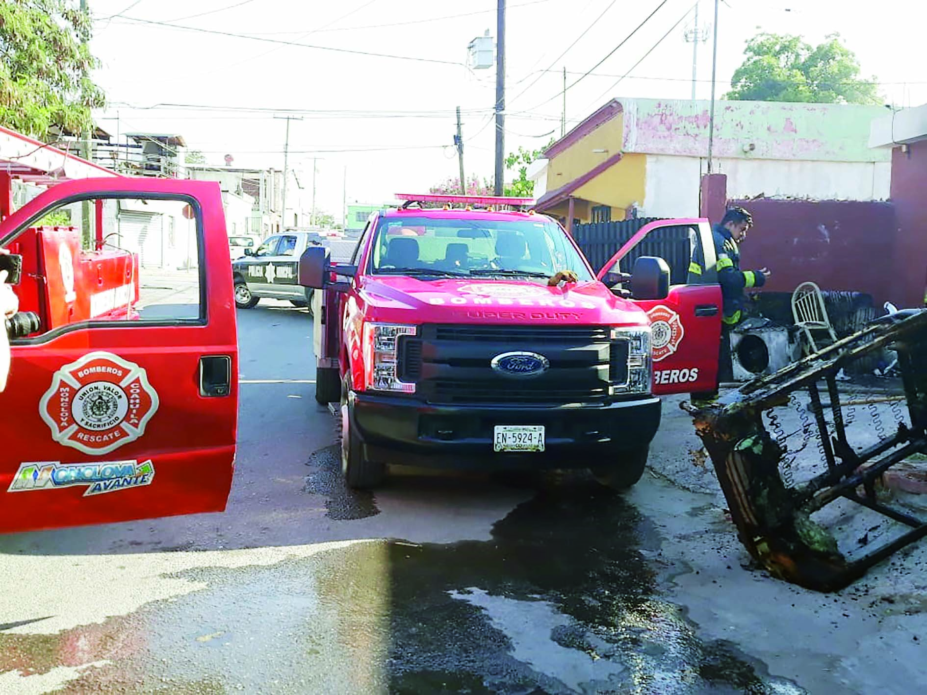 Se incendia casa en la Mayo