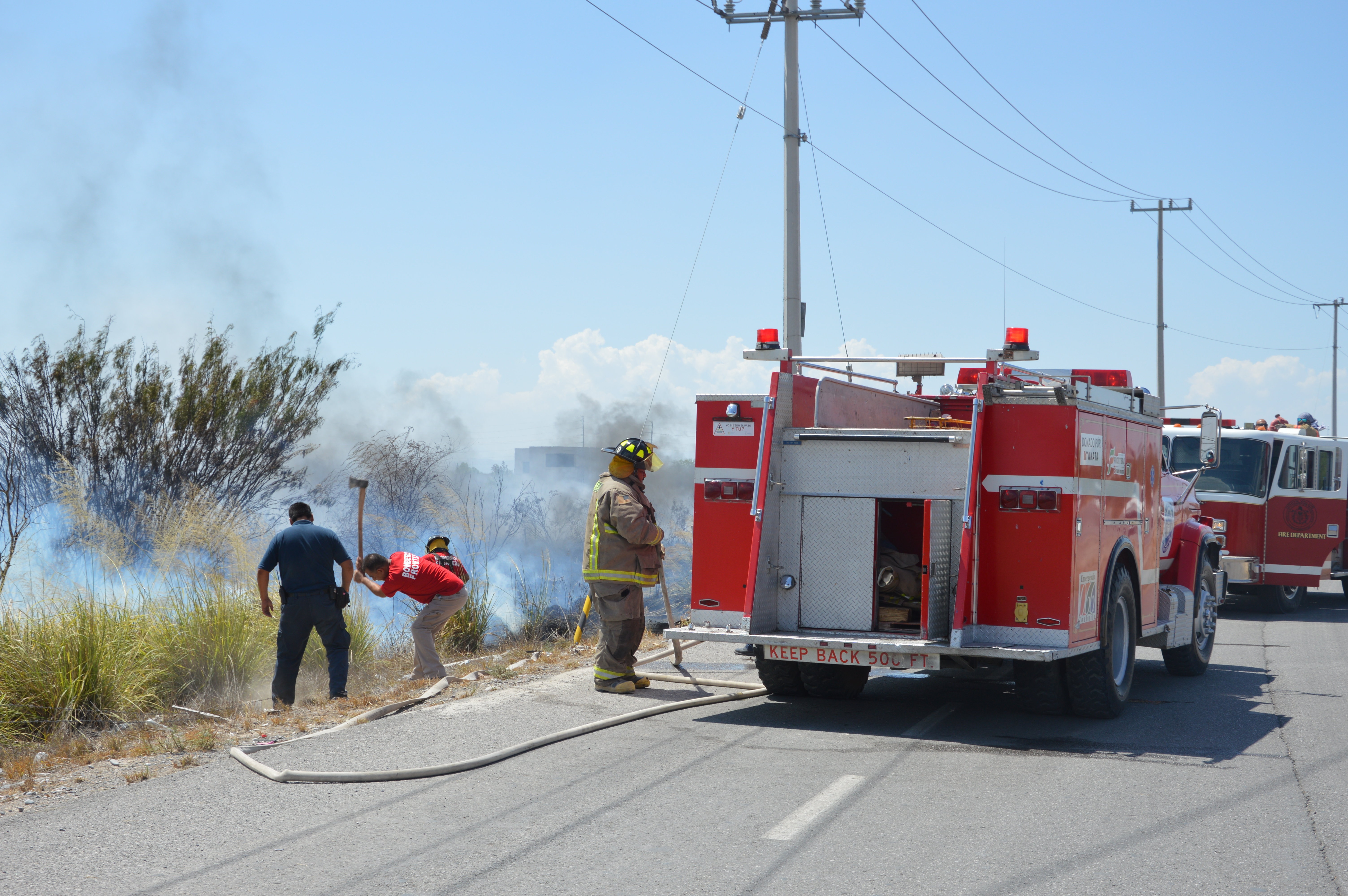 Pone incendio en  jaque a Bomberos